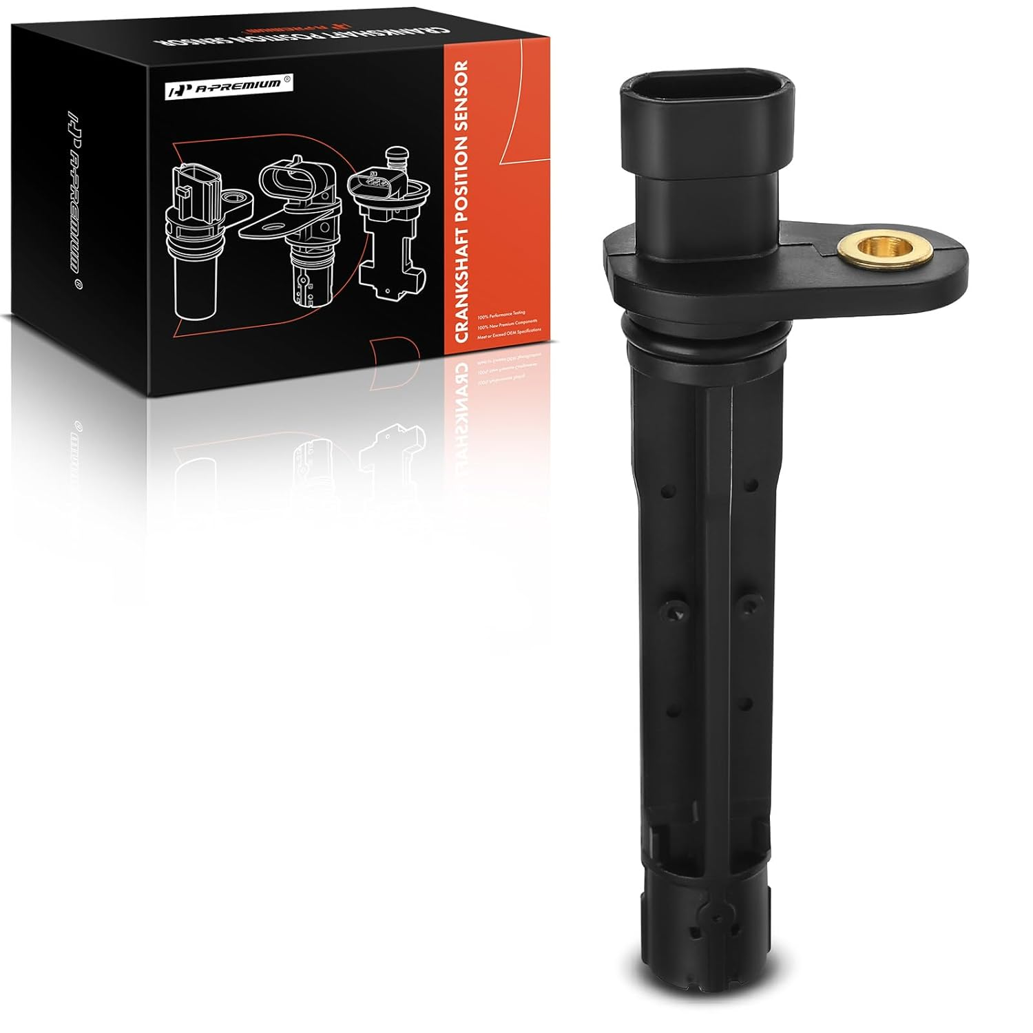 A-Premium Engine Crankshaft Position Sensor Compatible with Chevrolet Colorado 2008-2012 Express Silverado Savana Sierra 2010-2016 Canyon H3 image number 6