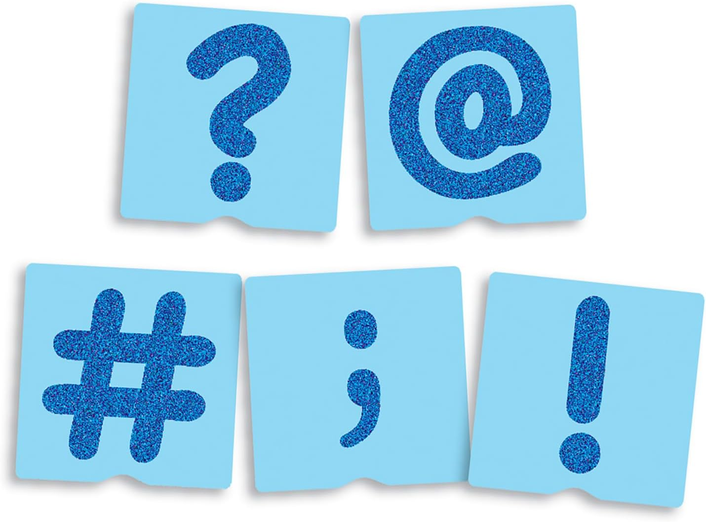 Akros (AKRP1) 20613 Akros Tactile Letter Cards with Punctuation Signs the Senses, Multi-Colour image number 2