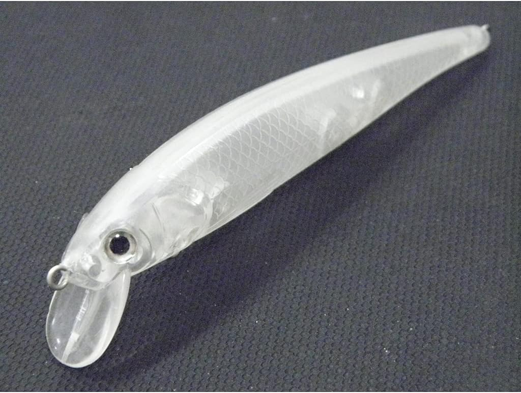 10 Blank Unpainted Minnow Crankbait Topwater Lipless Jerkbait Fishing Lures V3 - Random image number 3