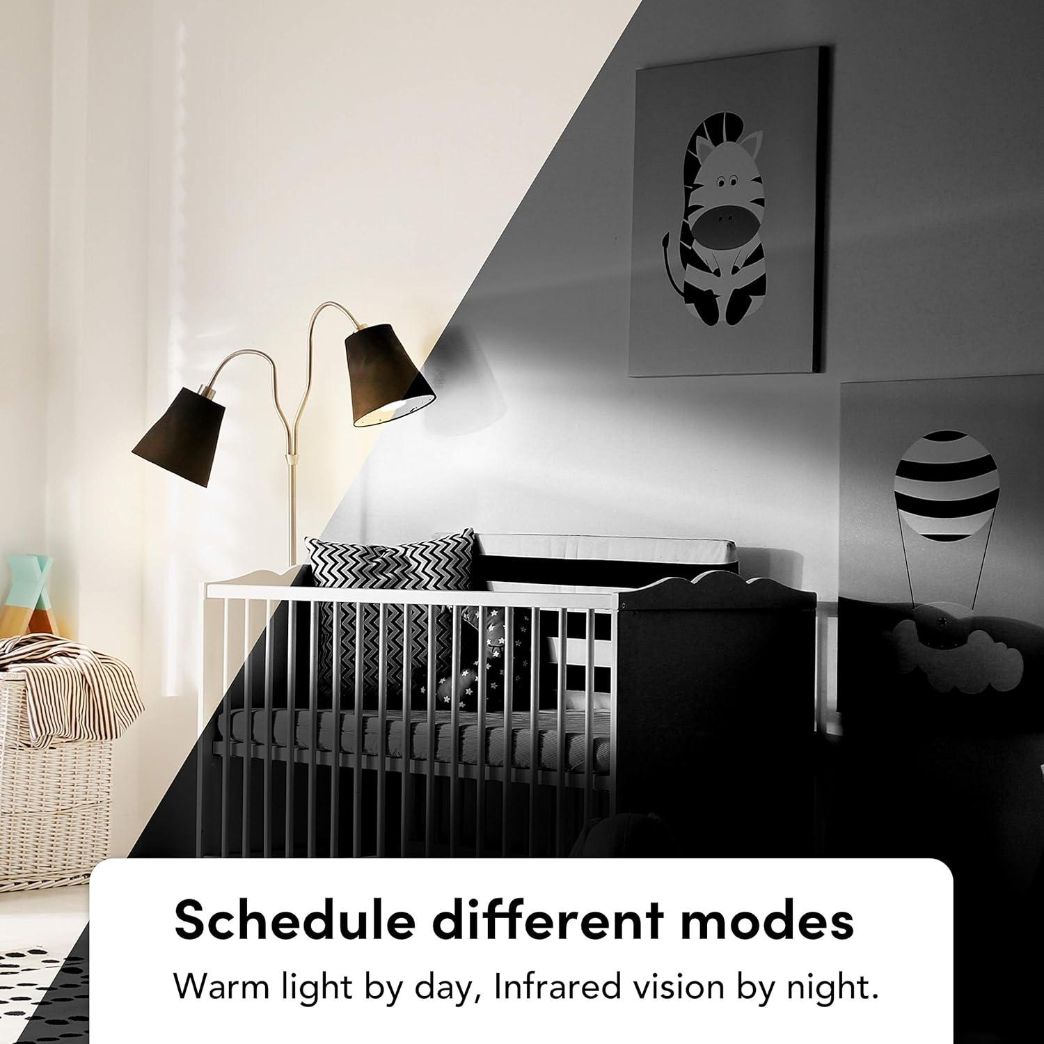 LIFX Nightvision A60 1200 Lumens [B22 Bayonet Cap], Full Colour with Infrared, Wi-Fi Smart LED Light Bulb, No Bridge Required, Compatible with Alexa, Hey Google, Homekit and Siri. image number 3