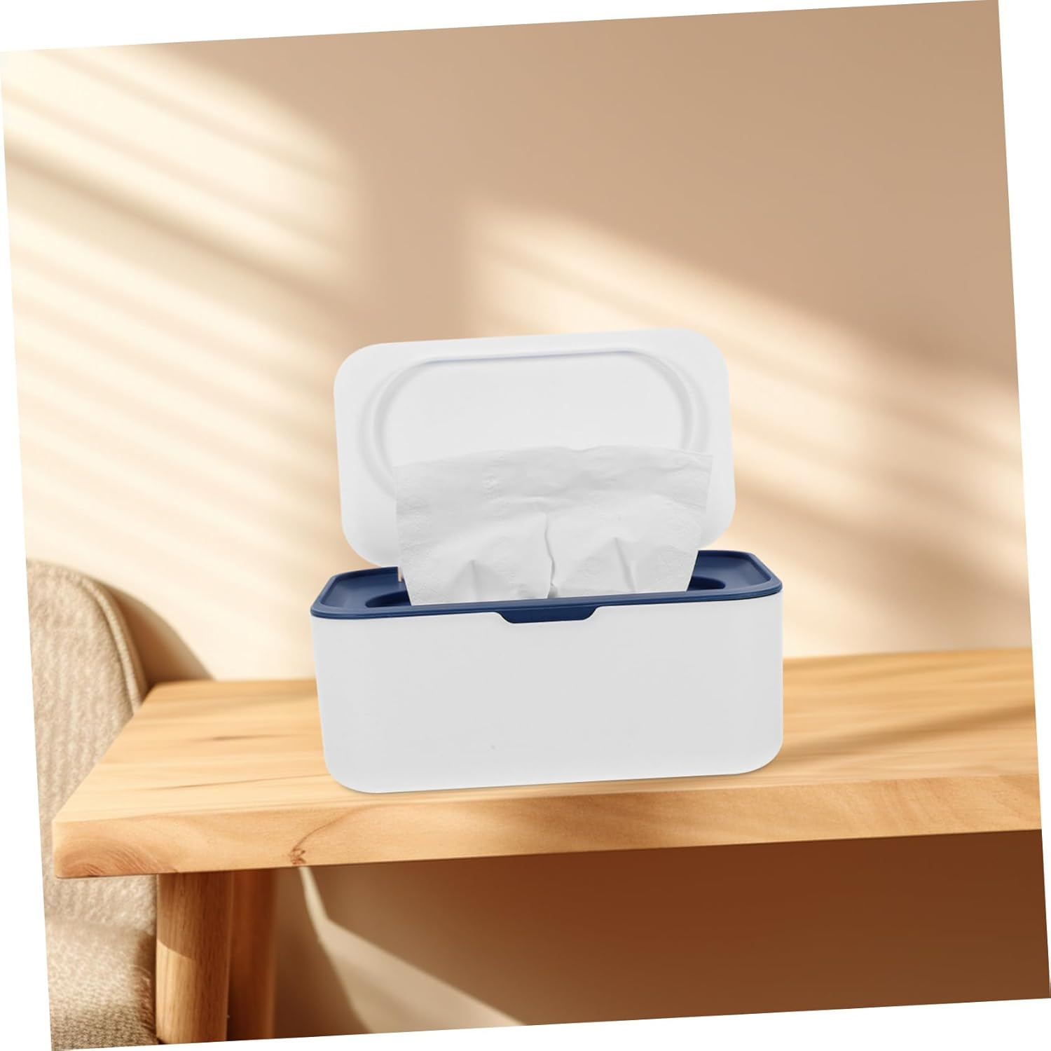 Refillable Wipes Box Elegant Tissue Holder for Home Travel Stylish Napkin Tissue Dispenser Easy for Wipes Daily Use image number 5