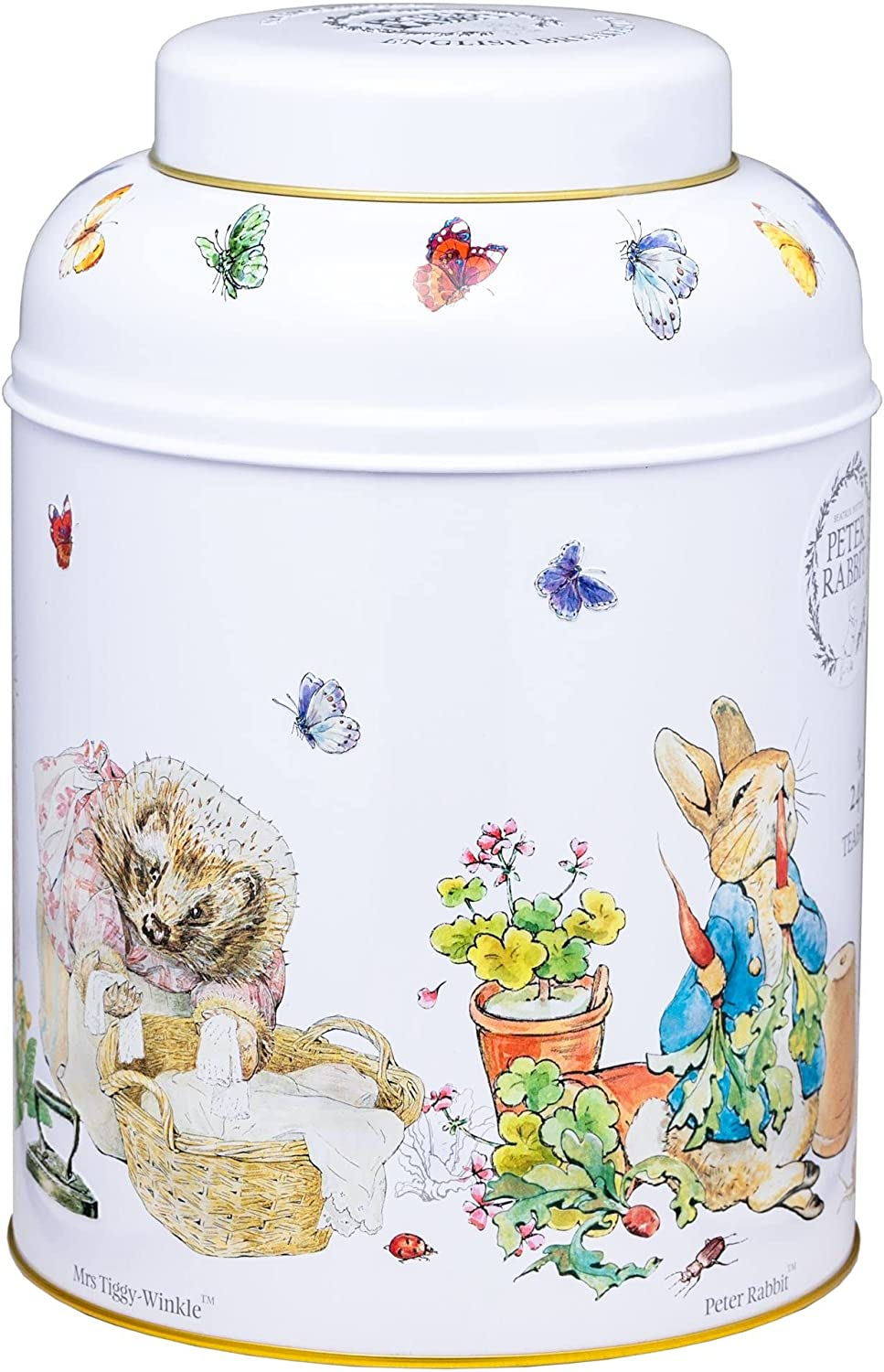 New English Teas Peter Rabbit Gift Tea Caddy with 240 English Breakfast Teabags - Beatrix Potter image number 1