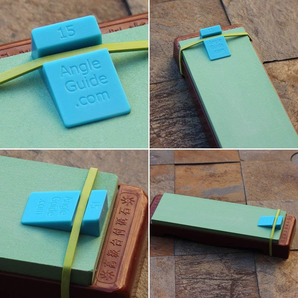 Wedgek AZ4 Angle Guides Combo, Blue for Sharpening Stones, Orange for Rods image number 2