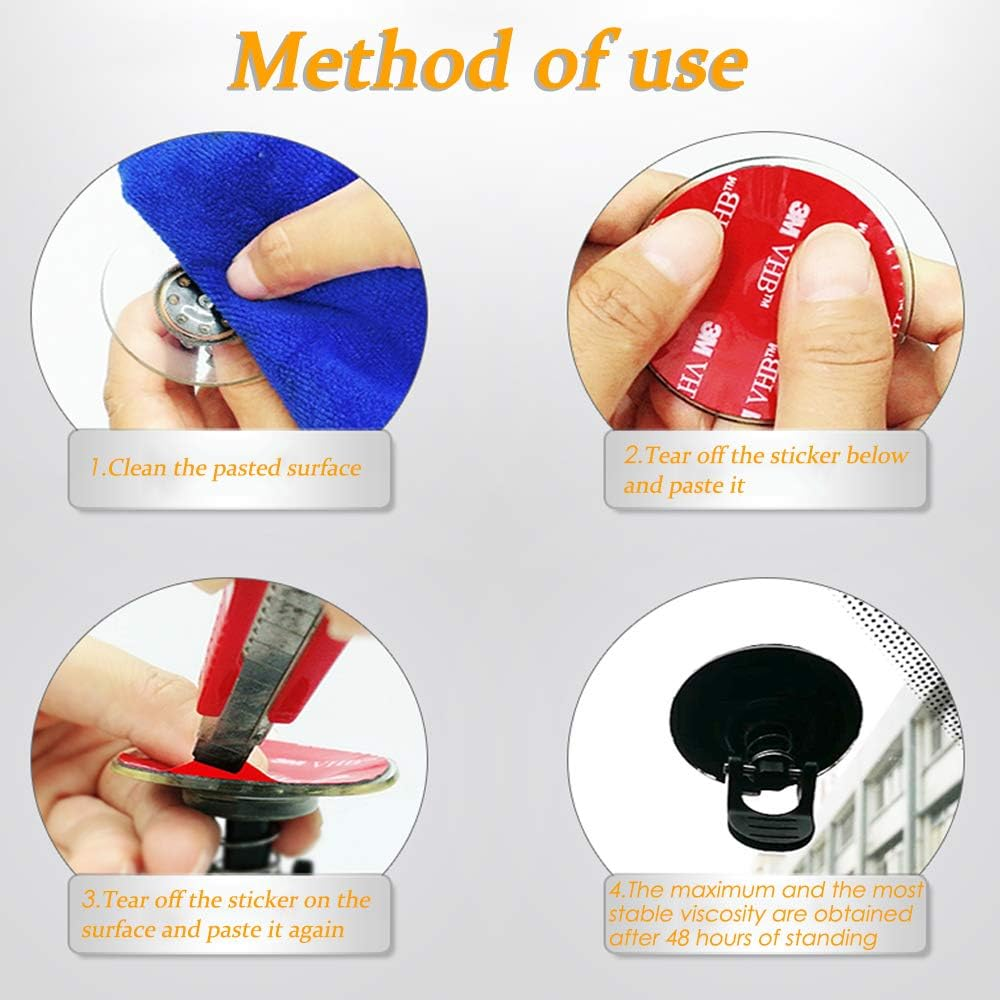 12 PCS 3M Double Sided Foam Adhesive Tape Pads,Round and Square VHB Sticky Pads Replacement Mounting Tape Strong Adhesive Clear Gel Tape Waterproof Foam Tape for Classroom DIY Craft Home Office (30Mm) image number 6