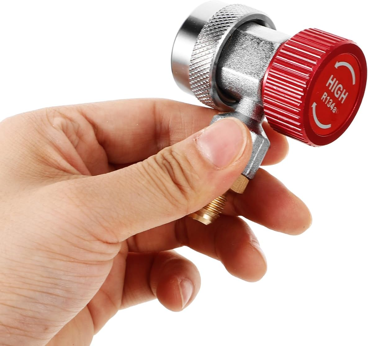 Sherchpry Car Air Conditioning Tool Set R134A Quick Coupler Adapter Automotive Ac Fittings Metal Sae Connector for Vehicle Aircon Hose Maintenance