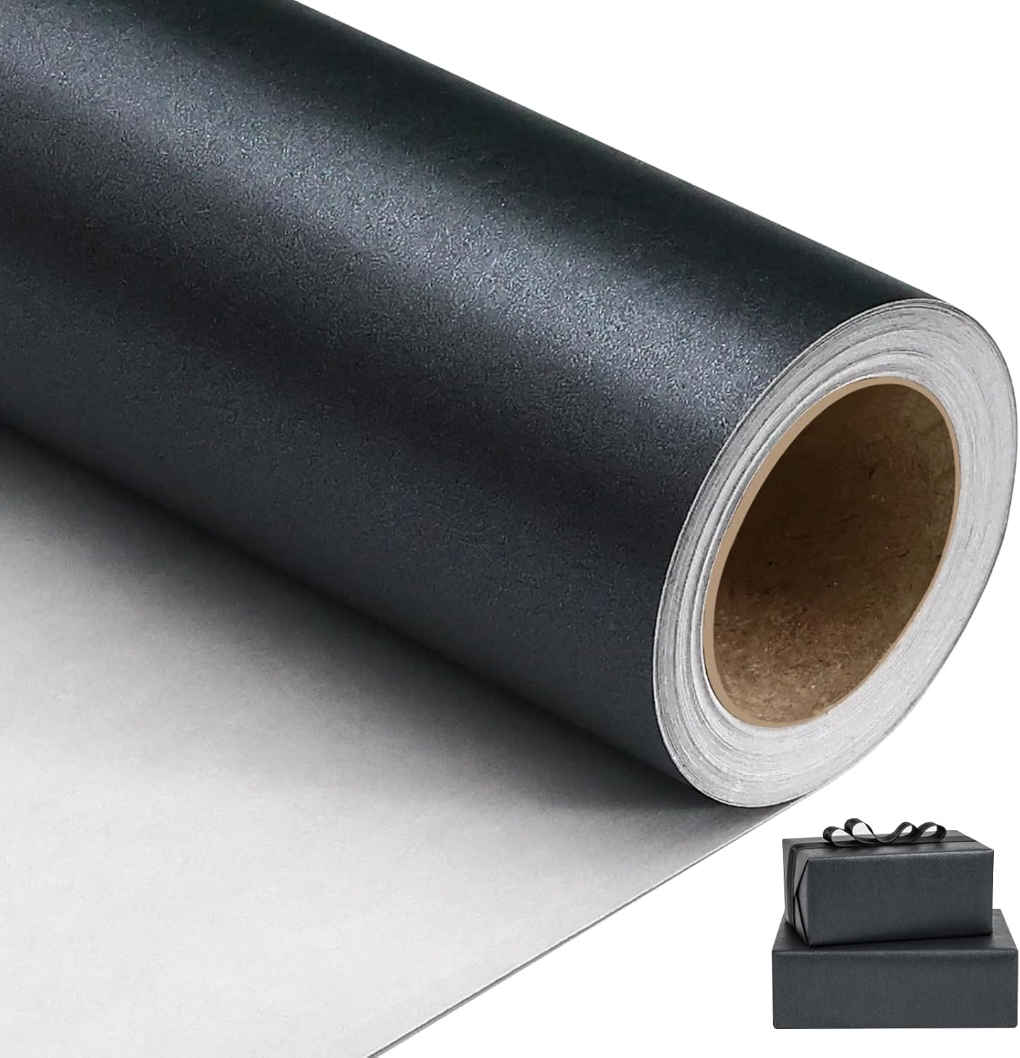 NESCCI Orange Matte Wrapping Paper,Solid Color Pearly-Lustre Paper,Gift Wrapping Paper,Perfect for Wedding,Valentine'S Day,Birthday, Christmas,Baby Shower,Diy Bouquet (17 Inches X 32.8 Feet)