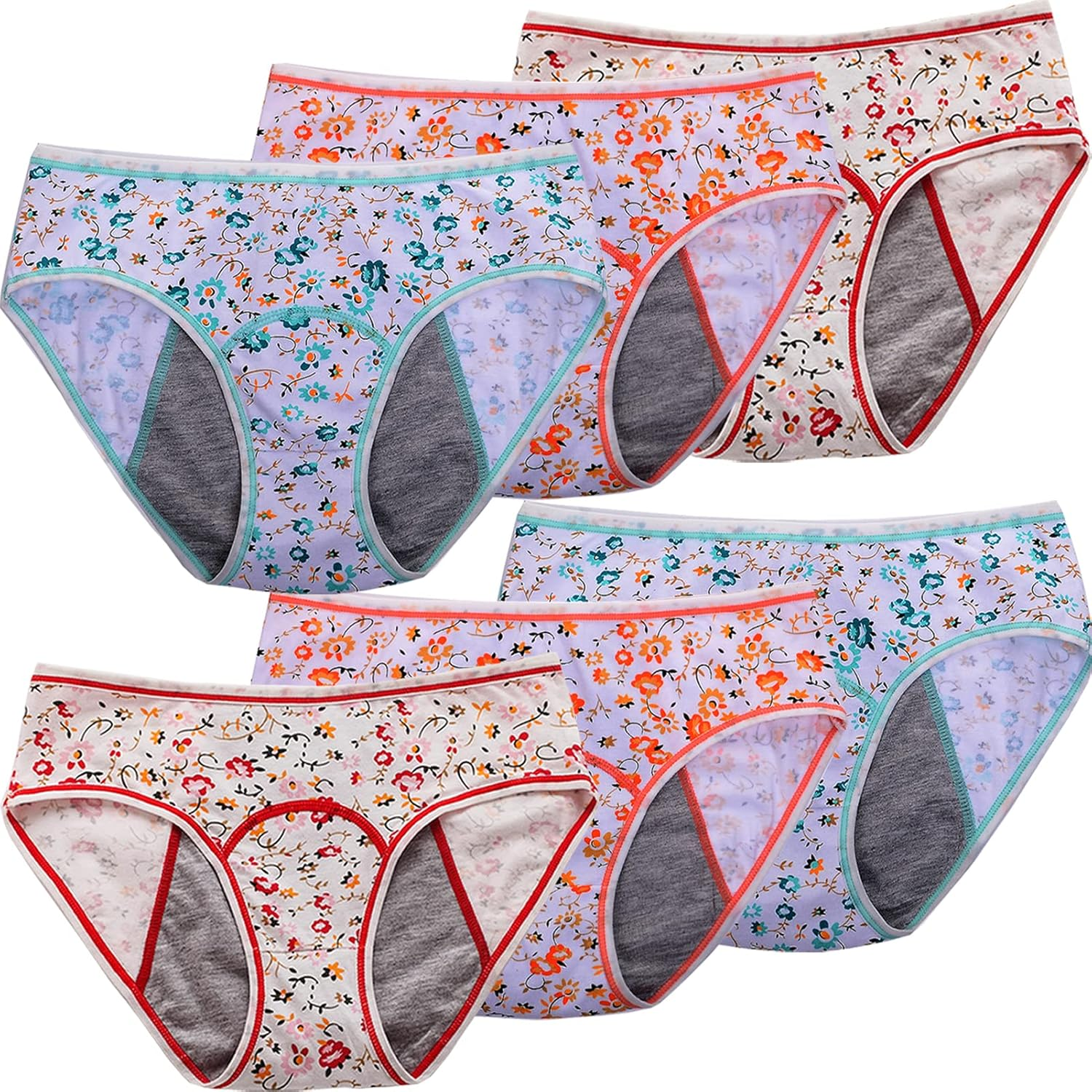 Teen Menstrual Period Underwear Girls Leakproof Protective Period Panties Women First Period Starter Kit Briefs