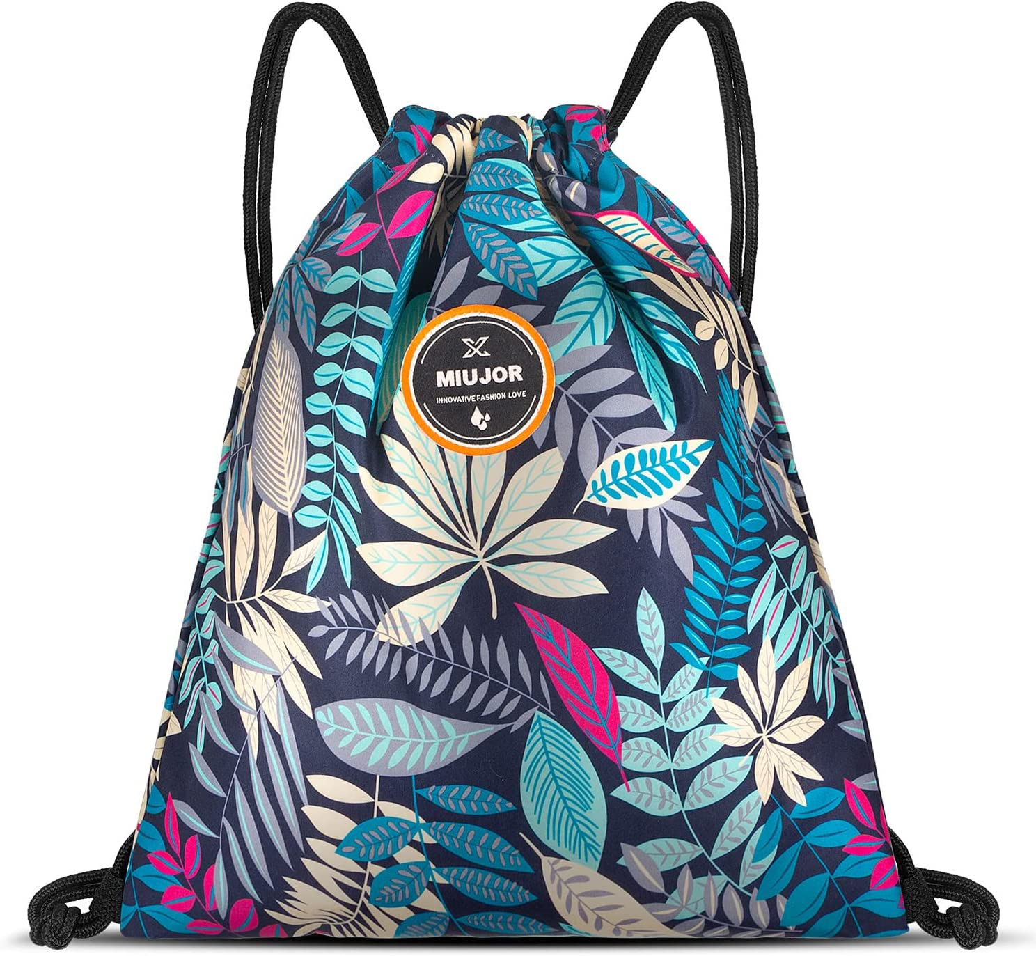 Drawstring Swim Bag - Waterproof Backpack with Separated Wet and Dry Storage Pockets, Lightweight String Bag for Beach, Travel, Pool or Gym Bag, Designed in Australia image number 2