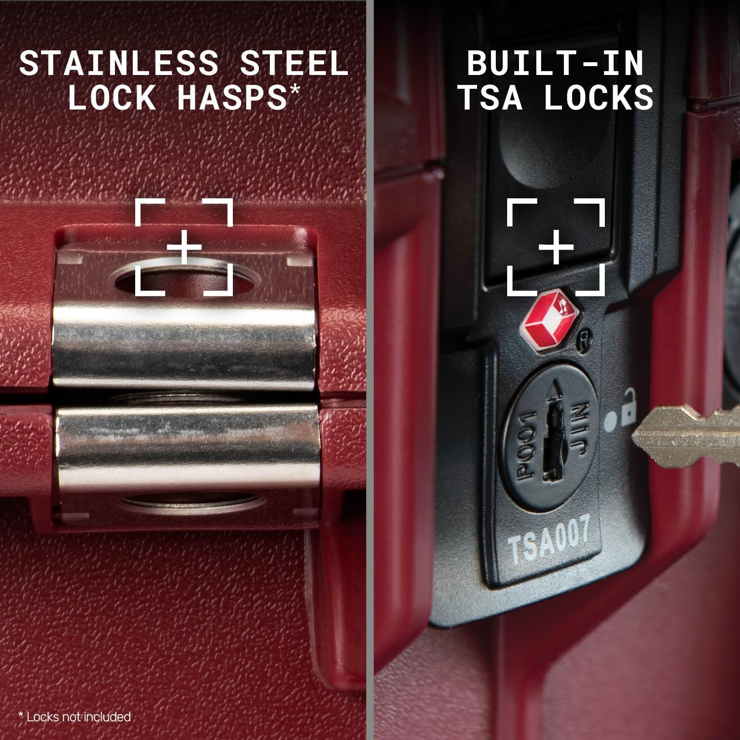 Pelican 1615TRVL Air Travel Case, Oxblood image number 2