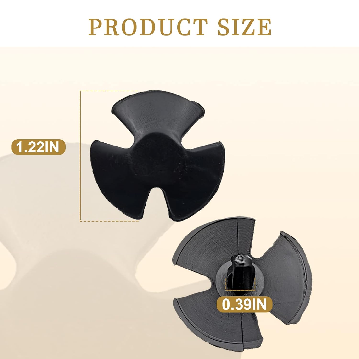 20Pcs Hood Insulation Retainers OEM 4878883AA Replace LH LHS Nylon Clip Plastic Retainers Fasteners Push Type Push Pin Screws, Automotive Replacement Parts Compatible with Chrysler, Jeep, Dodge, Ram image number 4