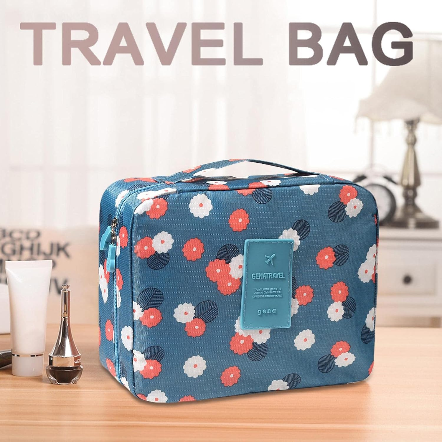 Cosmetic Bags for Women,Portable Travel Cosmetic Bags | Travel Cosmetic Organizer for Accessories, Shampoo, Toiletries Yyss