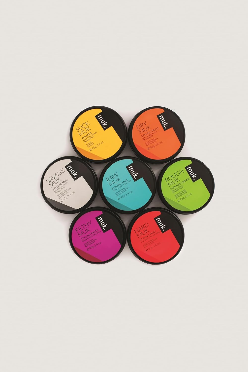 MUK. Hard Muk Hair Styling Mud - Low Sheen Styling Mud with Strong Hold for Fine to Coarse Hair. Matte Texture, Volume Enhancing & Humidity Resistant Hair Mud, 95G image number 5