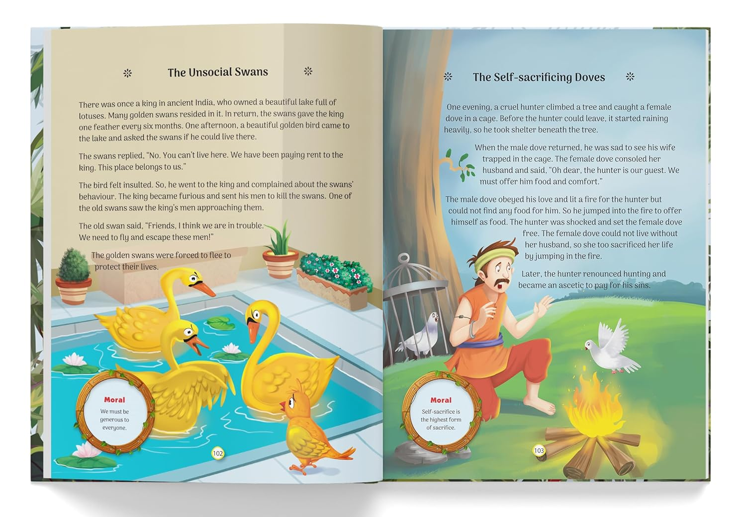 101 Tales the Great Panchatantra Collection - Collection of Witty Moral Stories for Kids for Personality Development (Hardback) image number 3