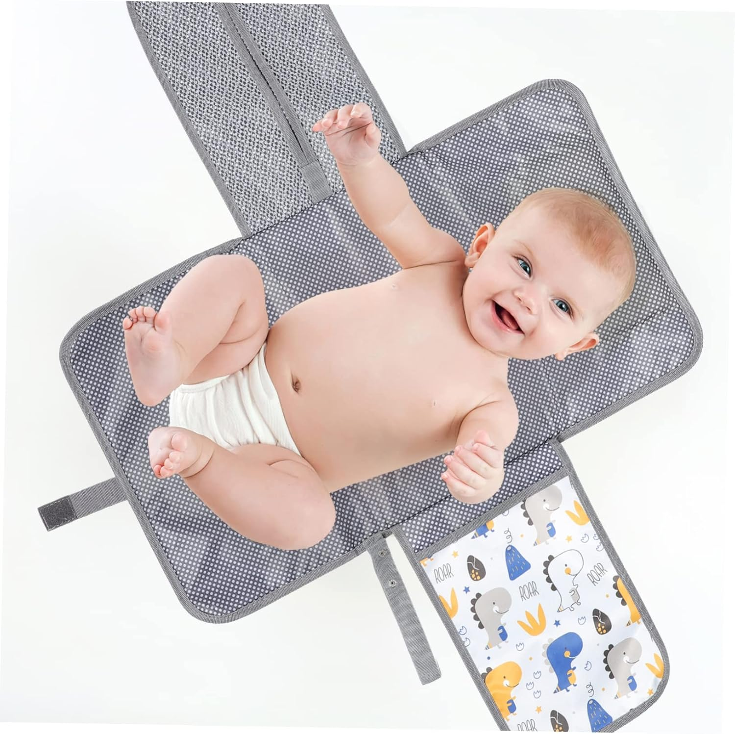Portable Diaper Changing Mat Lightweight Changing Pad for Travel Durable Design Easy Clean for Go Diaper Changes image number 6