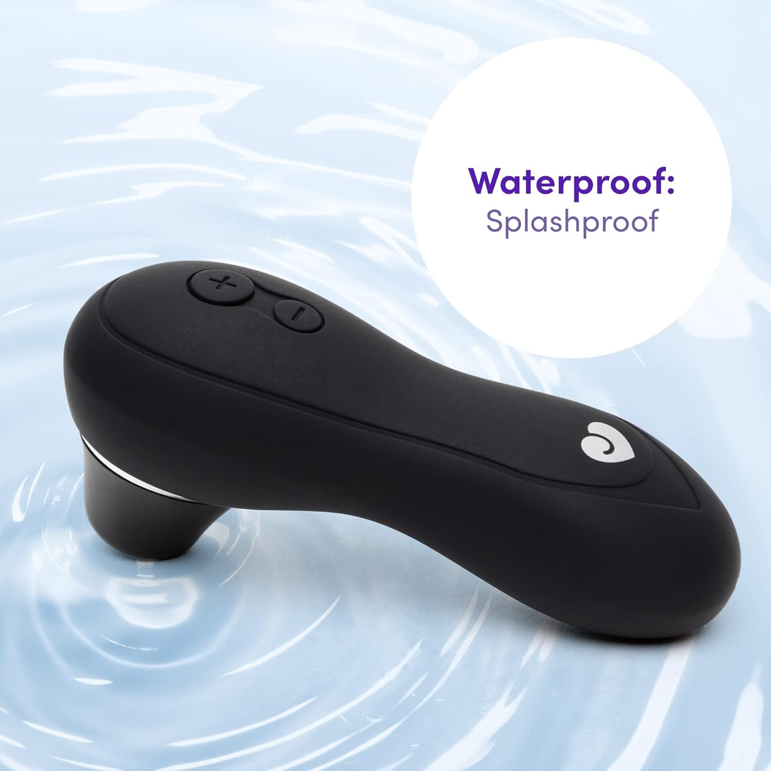 Lovehoney Thrill Clitoral Sucking Toy - Clit Stimulator with 6 Suction Speeds - Waterproof Sucker Vibrator - Silicone Vibrating Adult Sex Toys for Women and Couples - Black image number 1