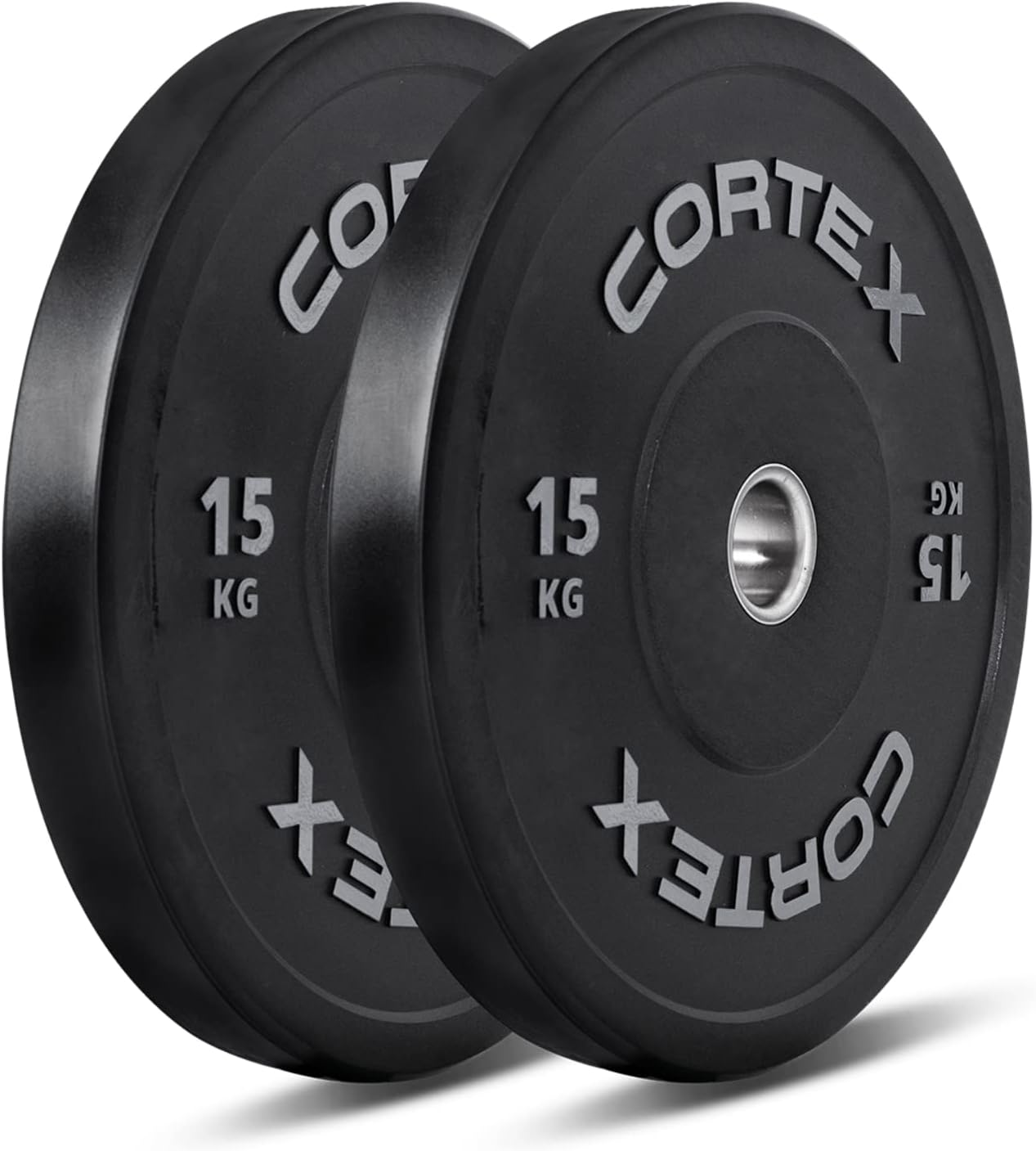 CORTEX 15Kg Black Series V2 Bumper Plate (Pair) image number 3