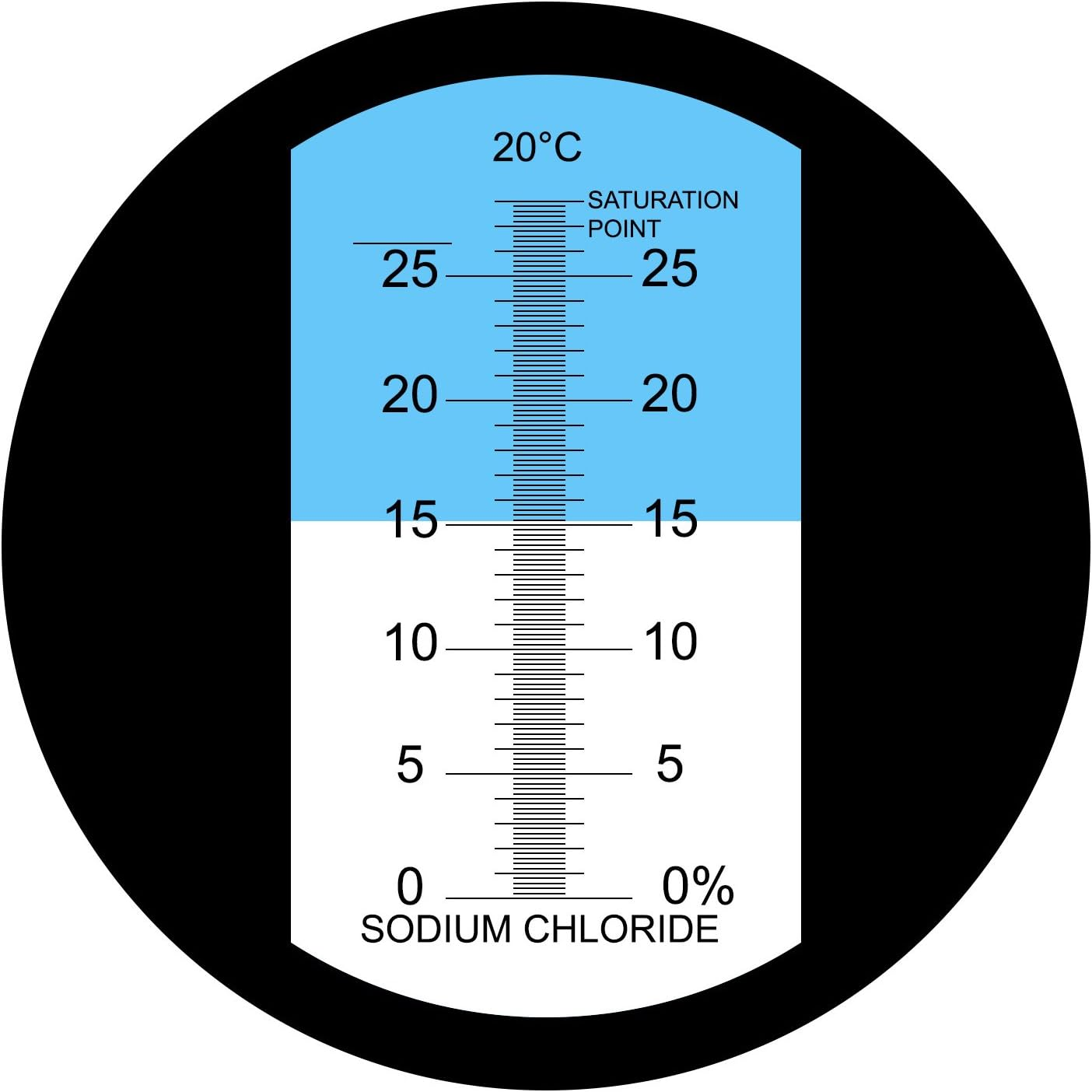 0-28% Salinity Refractometer ATC, Sodium Chloride (Nacl) Salt Level Meter Tester, Test Kit for Sea Water Brine Seawater Food Industry Pickle Soy Sauce, &plusmn;0.2% Accuracy image number 6