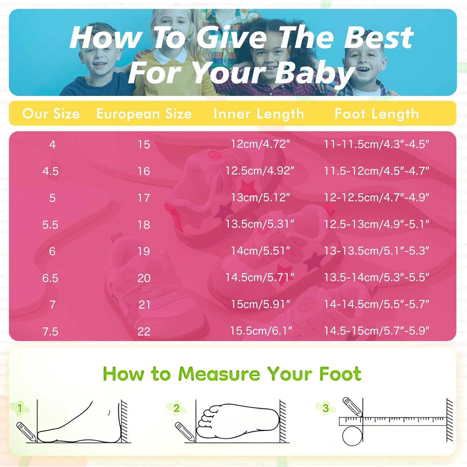 AOIREMON Toddler/Little Kids Boys Girls Dress Shoes Lightweight Breathable Infant Sneakers Baby Crib First Walker Shoes with Non-Slip Rubber Sole image number 4