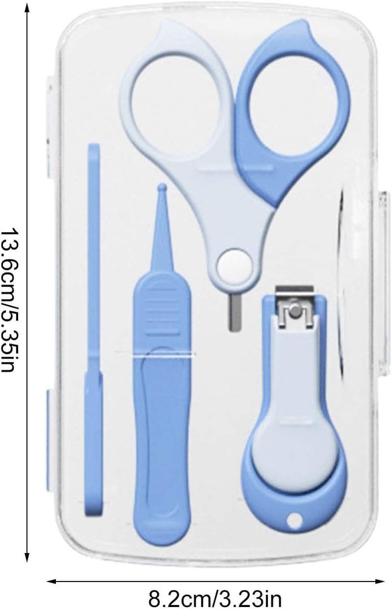 Baby Nail Clippers, Baby Nail Clippers Kit - Baby Nail Clippers Nursery Set - Nail Clippers, Tweezers Pedicure Kit, Baby Manicure Kit, Toddler, Kids Nail File image number 1