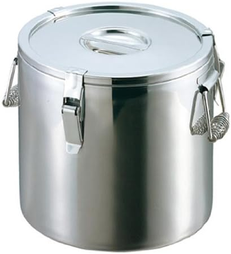 EBM Stainless Double Heat Insulation Food Cans 38Cm