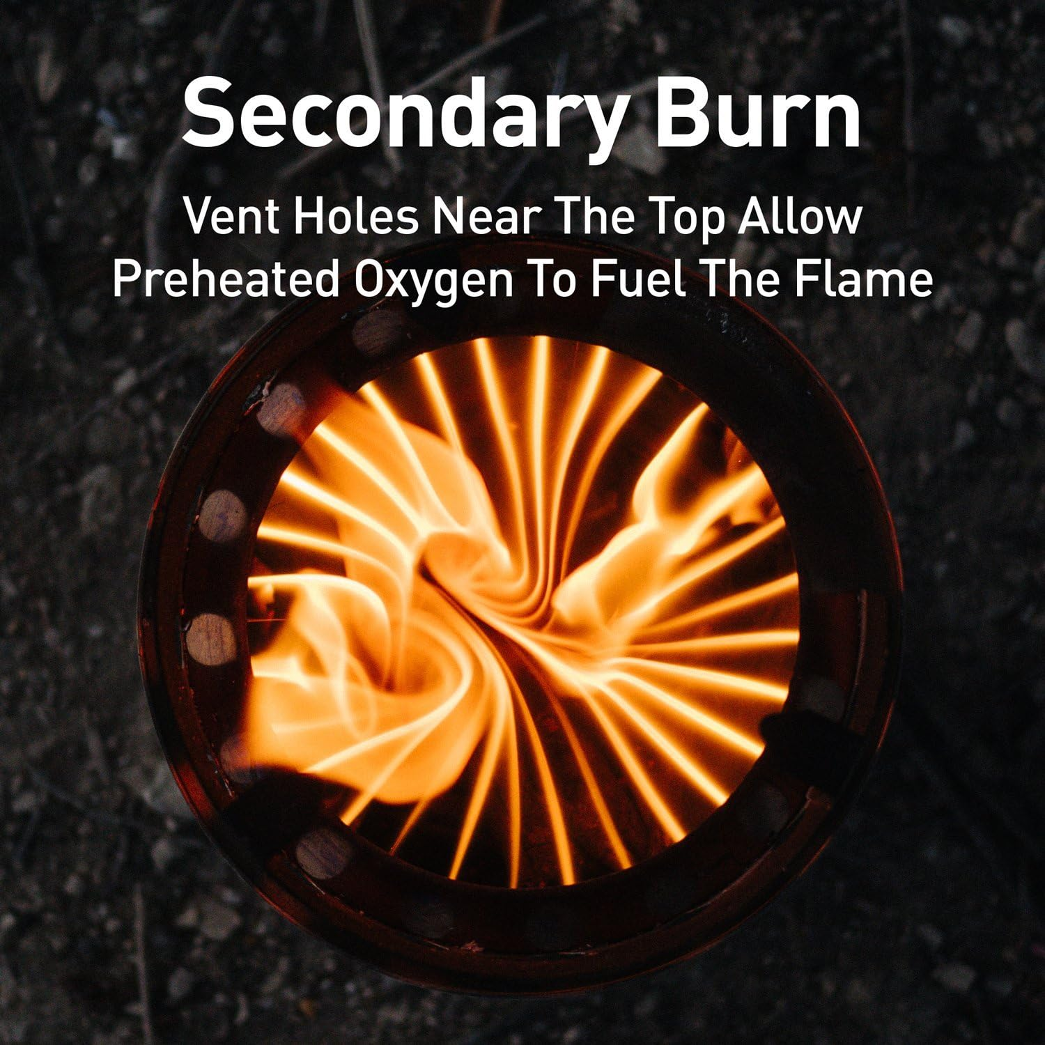 Solo Stove Lite | Portable Camping Hiking, Backpacking and Survival Stove, No Liquid Fuel Needed, 1-2 People, 304 Stainless Steel, Compact 10,8 X 14,5 Cm image number 2