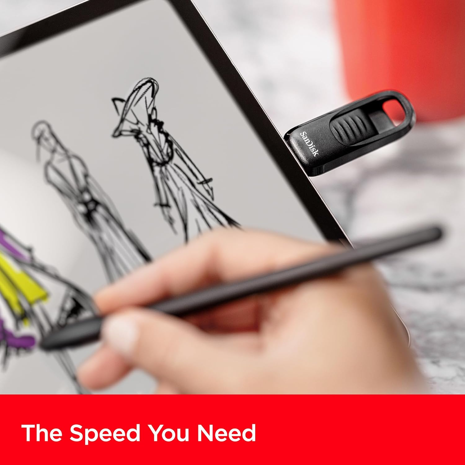 Sandisk SDCZ480-256G-G46 256 GB Ultra Slider USB Type-C Flash Drive image number 3