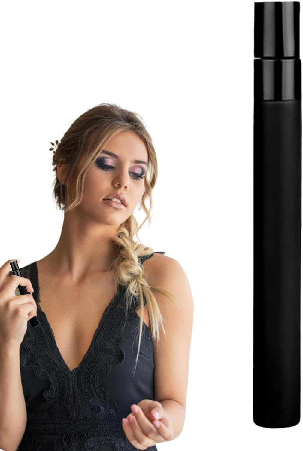 Mini Refillable Perfume Bottle - Frosted Bottle, Pocket Atomizer | 5Ml/10Ml Compact Mist with Leakproof Cap, Refillable Fragrance Spray for Purse or Daily Carry-On Use on The