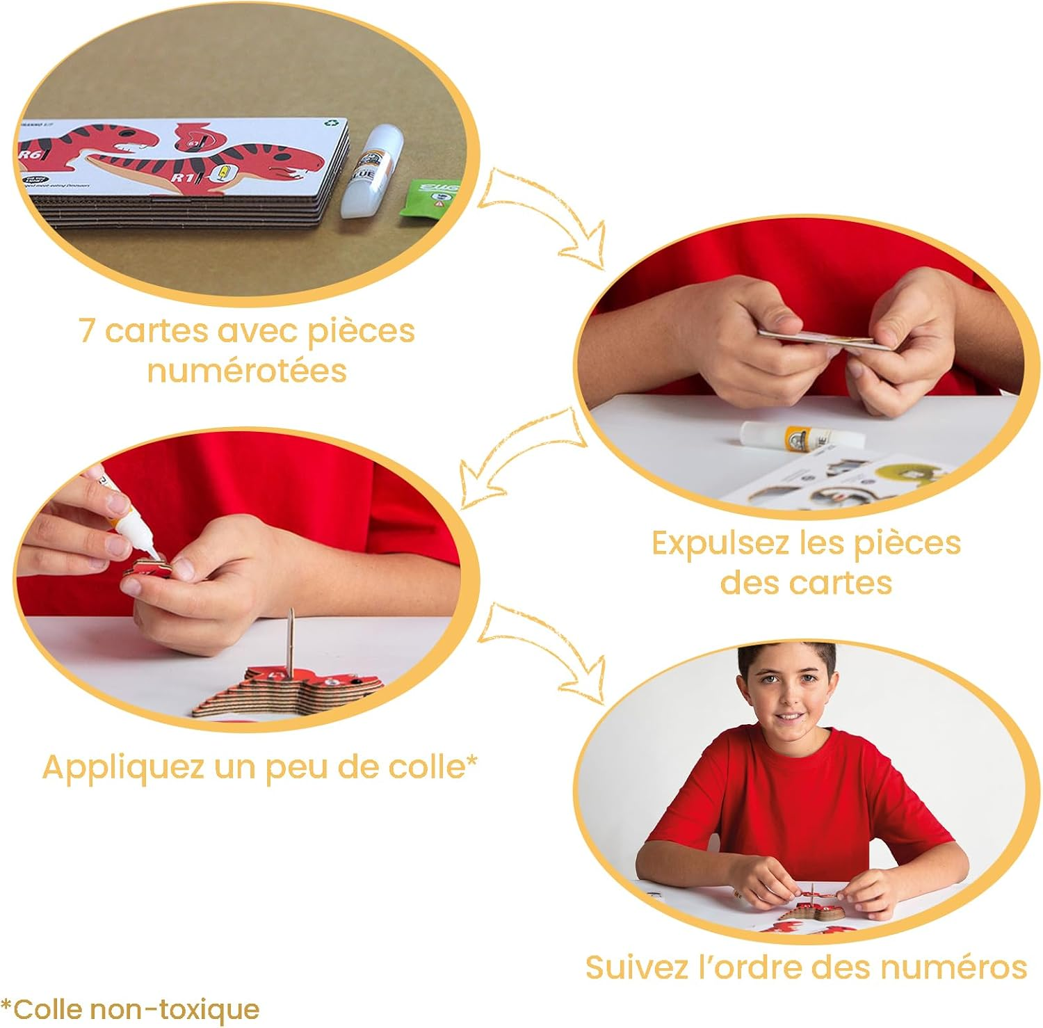 EUGY 081 Black Bear 3D Puzzle - 24 Piece Eco-Friendly Educational Toy Puzzle for Boys, Girls & Kids Ages 6+ image number 5