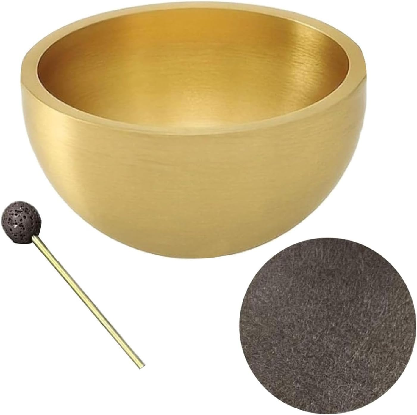 4 Cm Singing Bowl Set,Little Tibetan Singing Bowls Set,Copper Meditation Sound Bowl with Mallet and Mat,Yoga Relaxation Bowl for Meditation, Chakra Healing, Mindfulness & Relaxation image number 4
