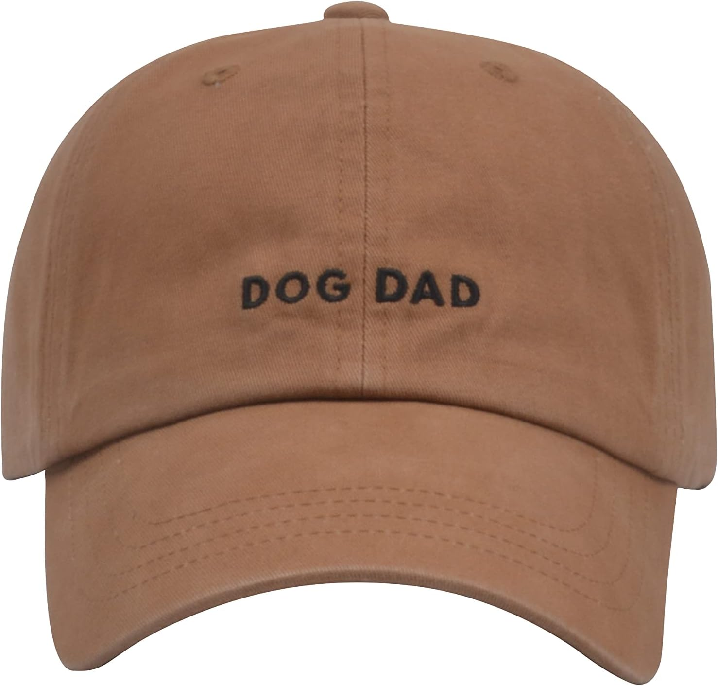 Hatphile 6 Panel Soft Embroidery Dog Dad Hat Dog Mom Hat Adjustable Baseball Cap Dog Lover Gifts for Men/Women