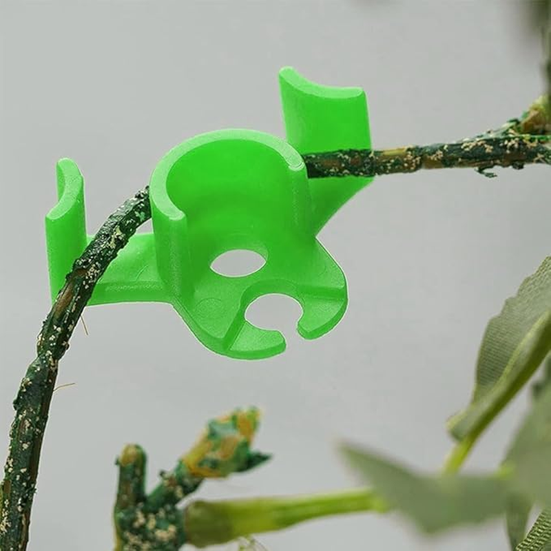90 Degrees Plant Stem Trainer Clips, 40Pcs Plant Training Clips Plants Bud Bender,Low-Stress Plants Training Clip,90&deg; Planting Stem Bender Low Stress Planting Branch Trainer Clips for Flower, Green
