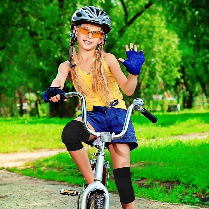 Volleyball Knee Pads for Dancers, Soft Breathable Knee Pads for Men Women Younth Girls Kids Knees Protective, Knee Braces for Volleyball Football Dance Yoga Wrestling Running Cycling(M Size) image number 3