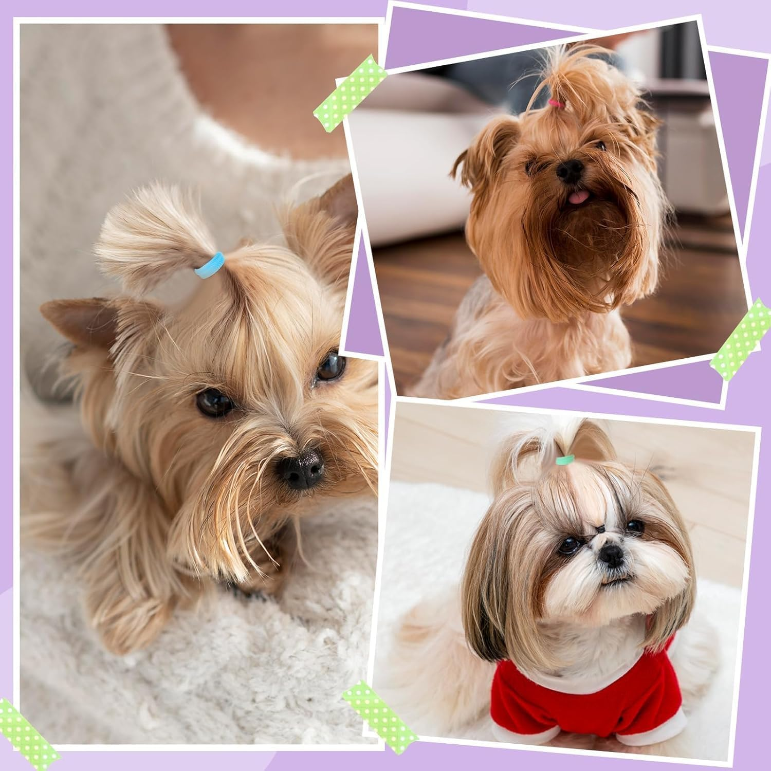 YJSPARKK 112 Pack Hair Ties,Kids Toddlers Girls Elastics Hair Bands No Damage Multicolor Colorful Small Seamless Ponytail Holders for Thick Thin Hair image number 3