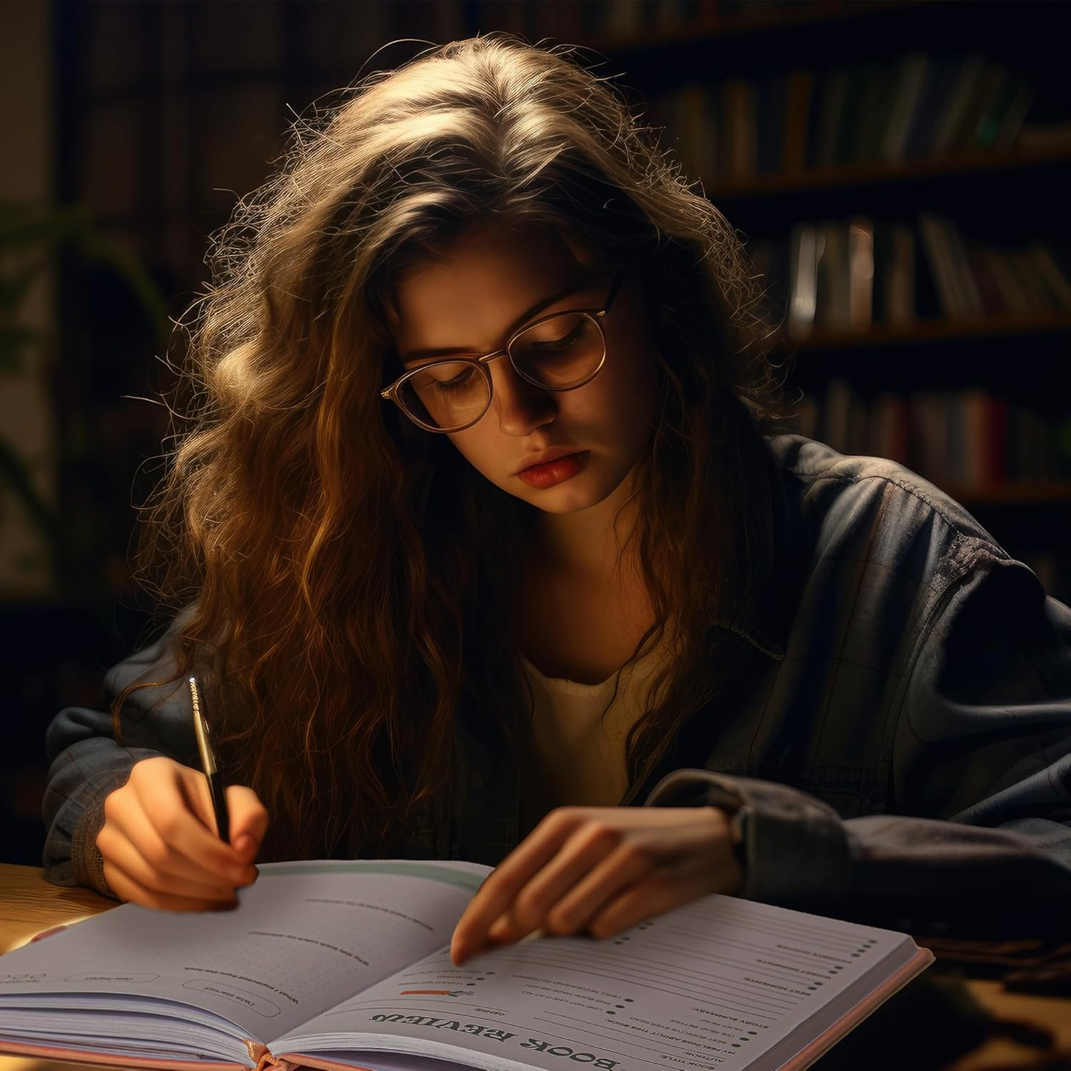 TIEFOSSI Reading Journal for Book Lovers, Track Your Reading Progress, 85 Book Reviews, Stage Reading Record, Hardcover A5 Journal Reading Planner, Gifts for Readers - Green image number 6