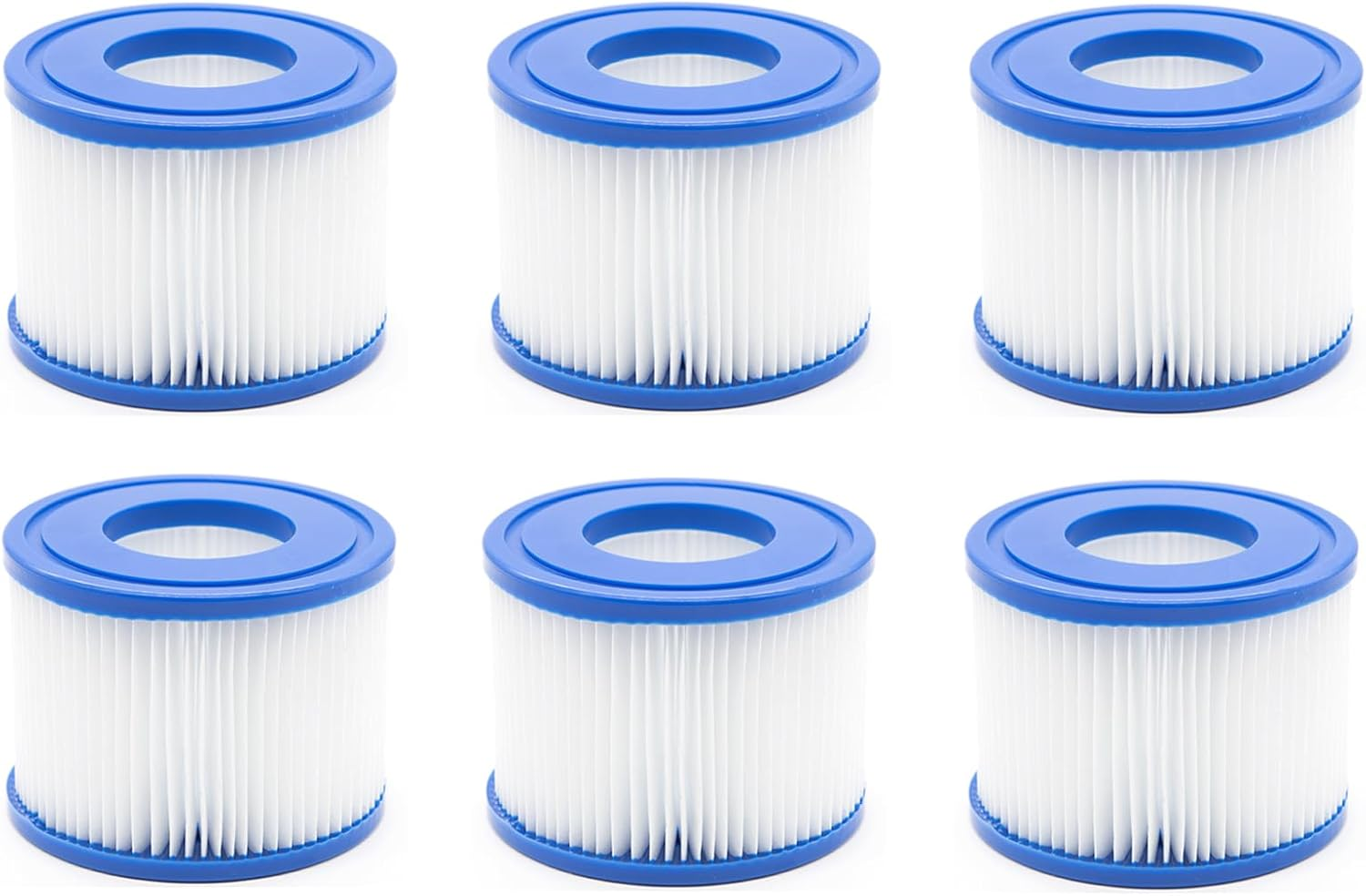 6 Pack Hot Tub Filter Cartridge Size VI for Bestway, Lay-Z-Spa, Coleman Saluspa 90352E 58323 Swimming Pool image number 6