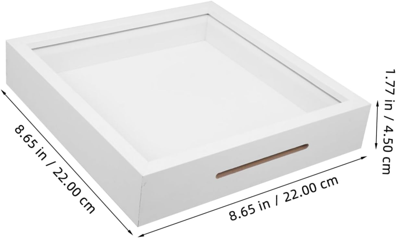 Zerodeko Artistic Desktop Storage Boxes Piggy Bank Photo Frame Memory Display Case for Collectibles Recipes image number 6