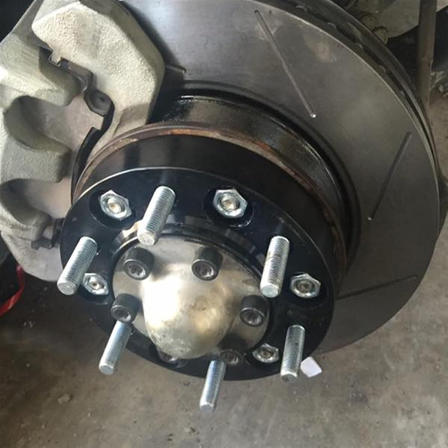 KIXURO 1PCS PCD 5X110 Car Tire Gasket Tyre Flange Wheel Spacer Forged Tire Gasket Hub Adapter, for BMW, for Mercedes-Benz, for Alfa Romeo, Hub Centric Wheel Spacers Adaptors(5-114.3-15Mm) image number 3