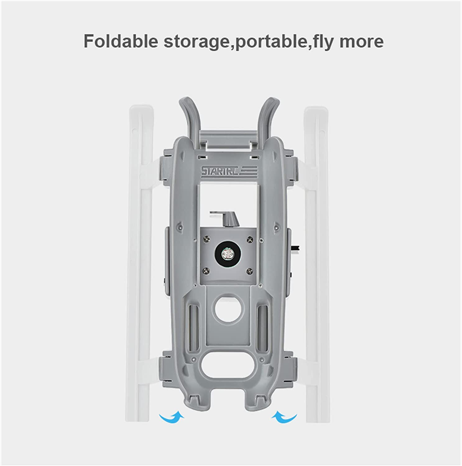 Drone Drop Release System with Landing Gear for DJI Mavic Air 2/Air 2S, Drop Device Kit for Delivery/Transport Release Wedding Clip/Fishing Line (Grey) image number 1