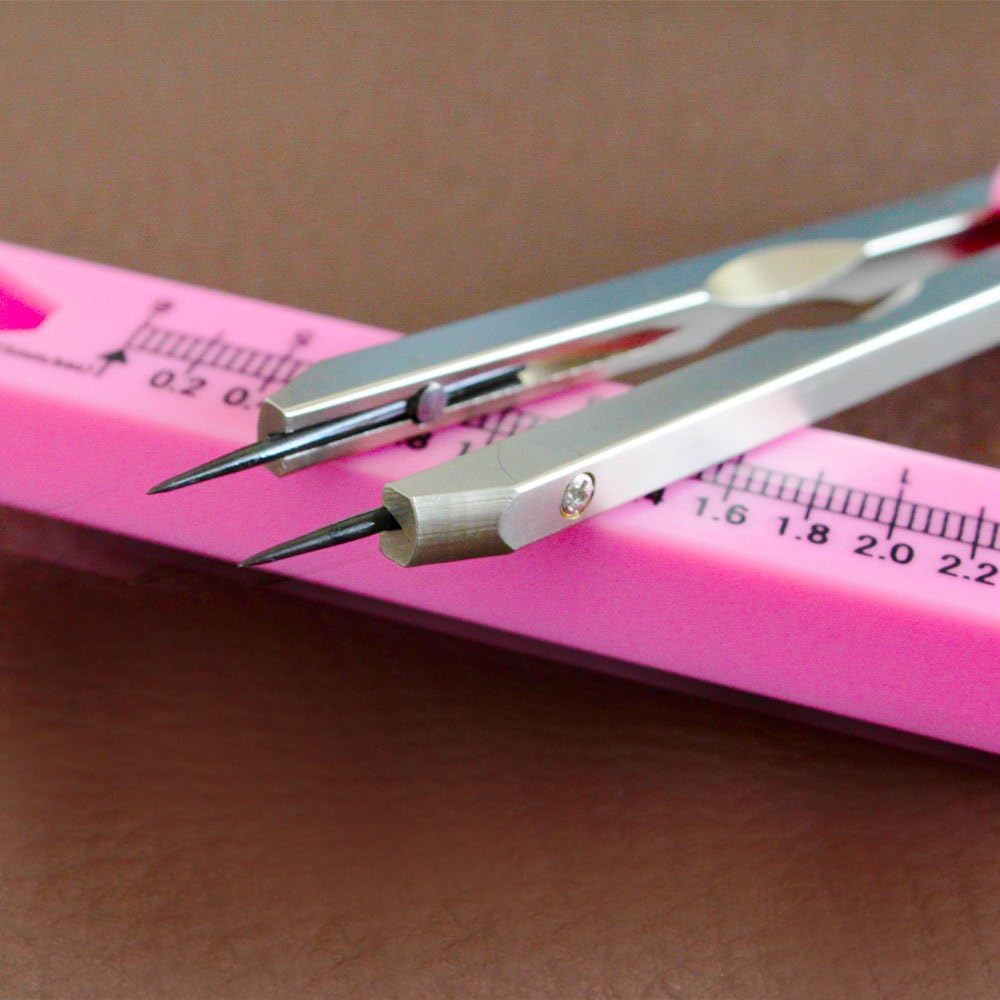 Airgoesin EKG ECG Nurse or Doctor Caliper Divider for Measuring Electrocardiographs Pink image number 3