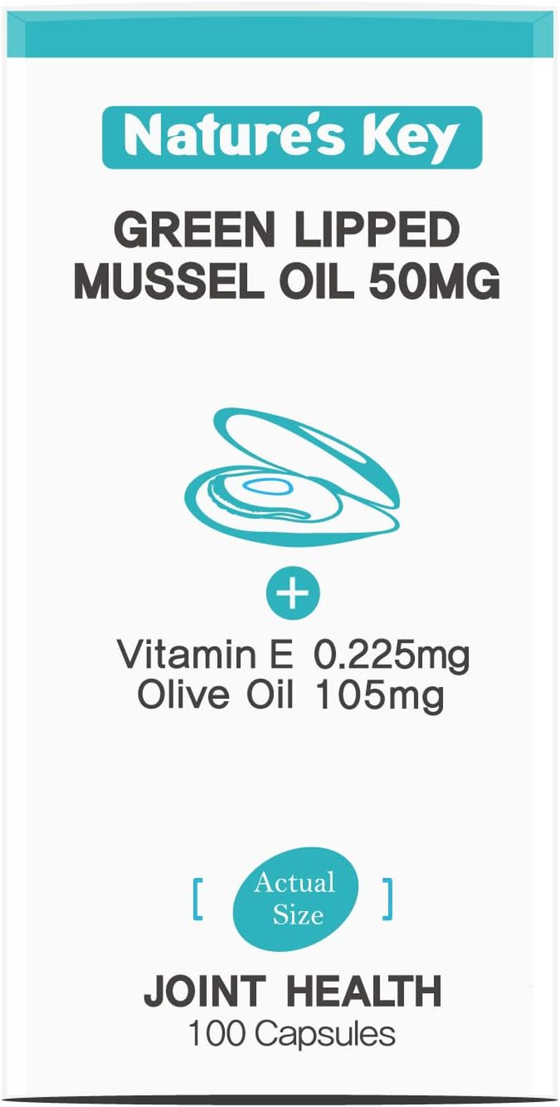 Natures Key Green Lipped Mussel Oil 50Mg 100Caps - Natural Anti-Inflammatory, Reduces Symptoms of Mild Arthritis, Reduces Mild Joint Aches & Pains, Relieves Mild Joint Inflammation, Decreases Mild Joint Stiffness, Supports Joint Health & Flexibility image number 5