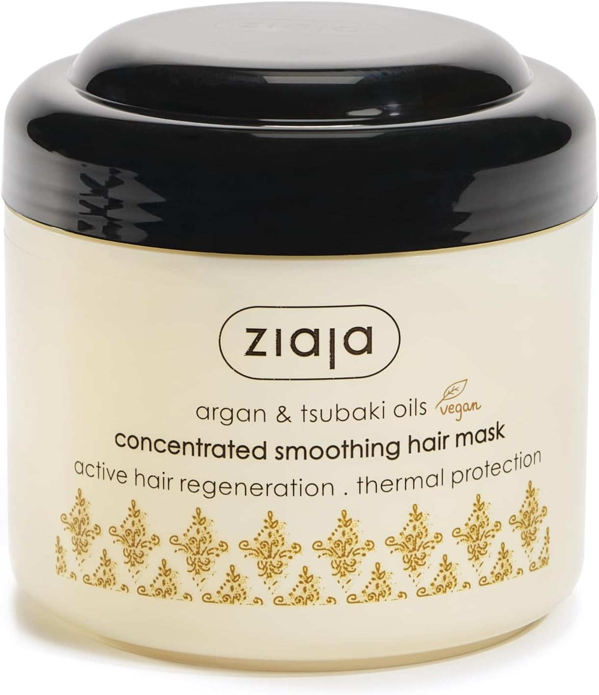 ZIAJA ARGAN and TSUBAKI OILS CONCENTRATED SMOOTHING HAIR MASK 200ML image number 5