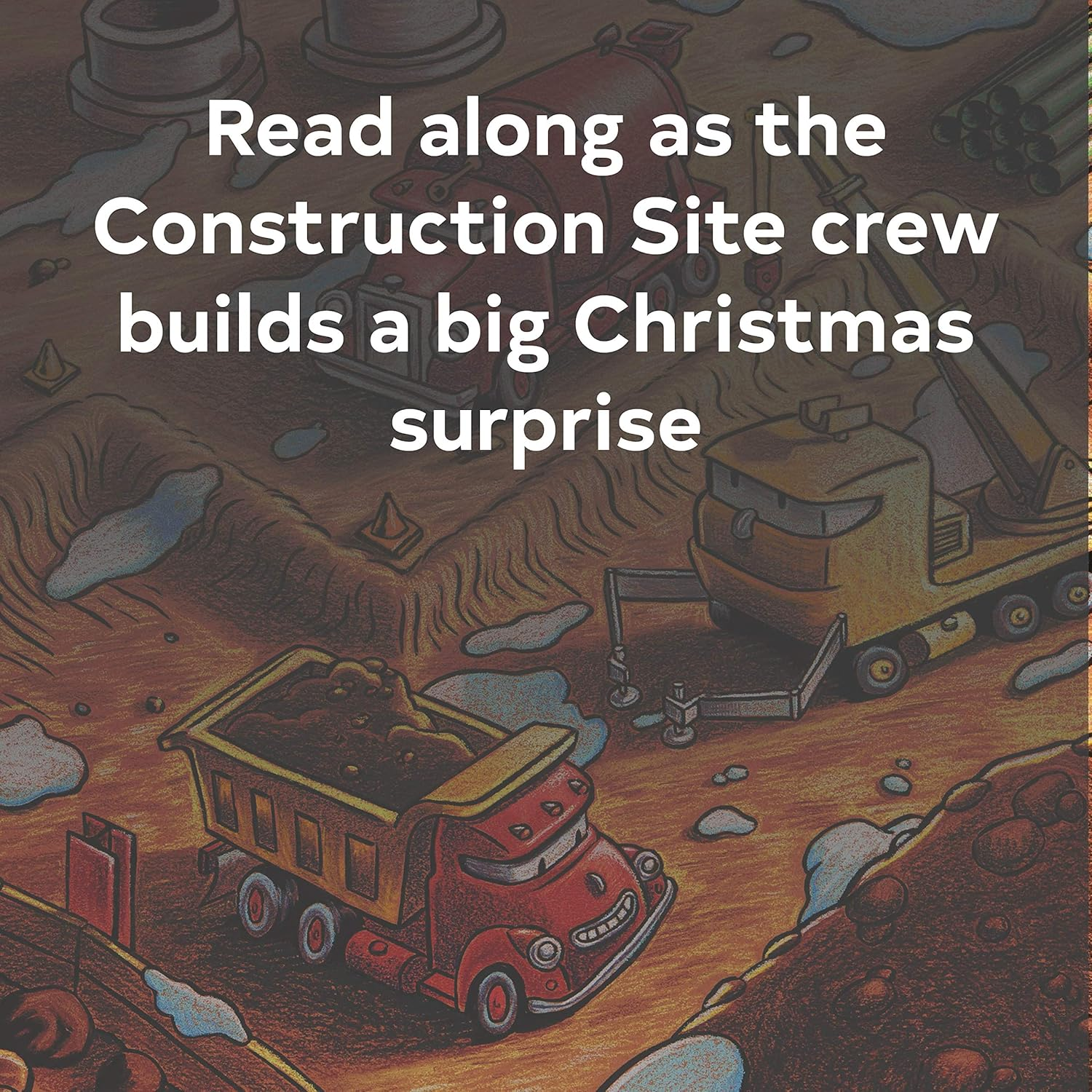 Construction Site on Christmas Night: (Christmas Book for Kids, Children'S Book, Holiday Picture Book) image number 3