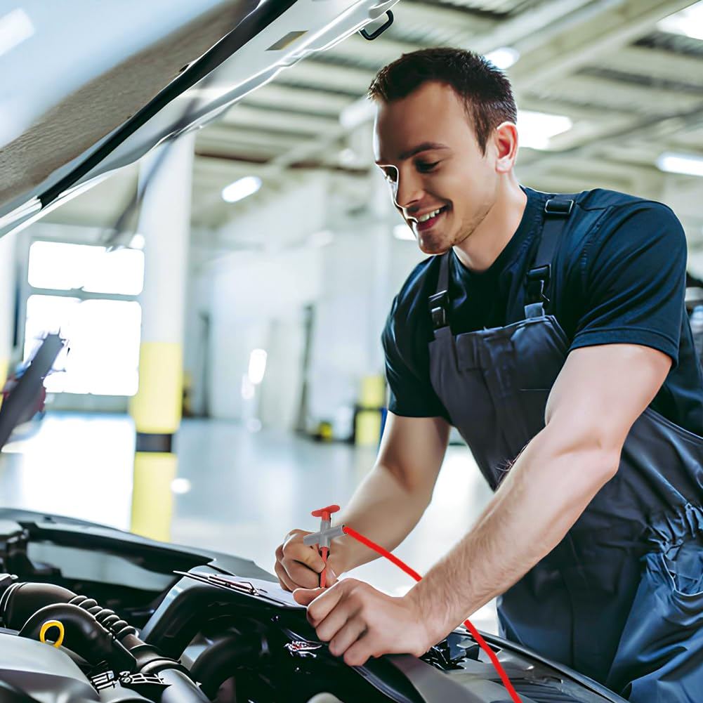 Wire Piercing Probe, 2Pcs P5010 Digital Multimeter Test Clips 4Mm Test Lead Probe Auto Puncture Probe Replaceable Car Testing Repairing Accessories image number 4