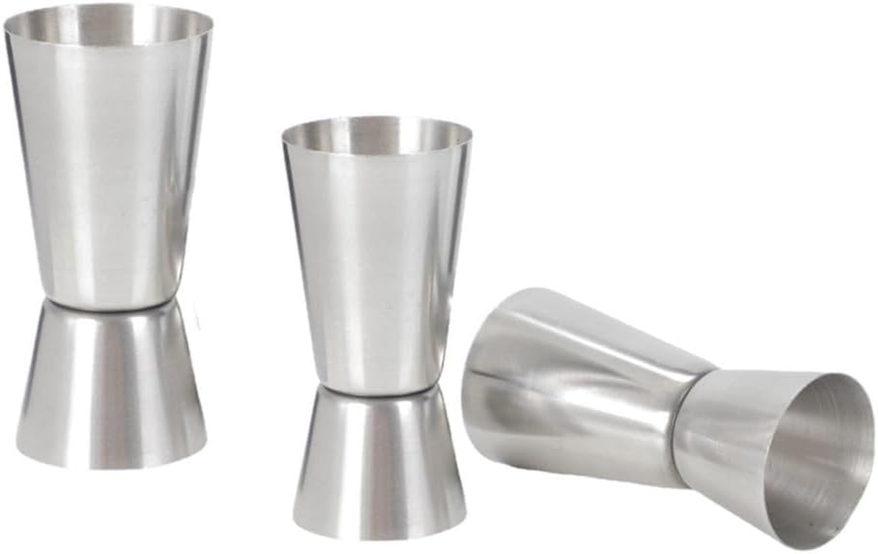 Changyeah Stainless Steel Spirit Measure, 3 PCS Double Jigger Shot Measure 15/30Ml 20/40Ml 25/50Ml Dual Drinks Measuring Cups for Bar Home Bartender Party Wine Drink image number 3