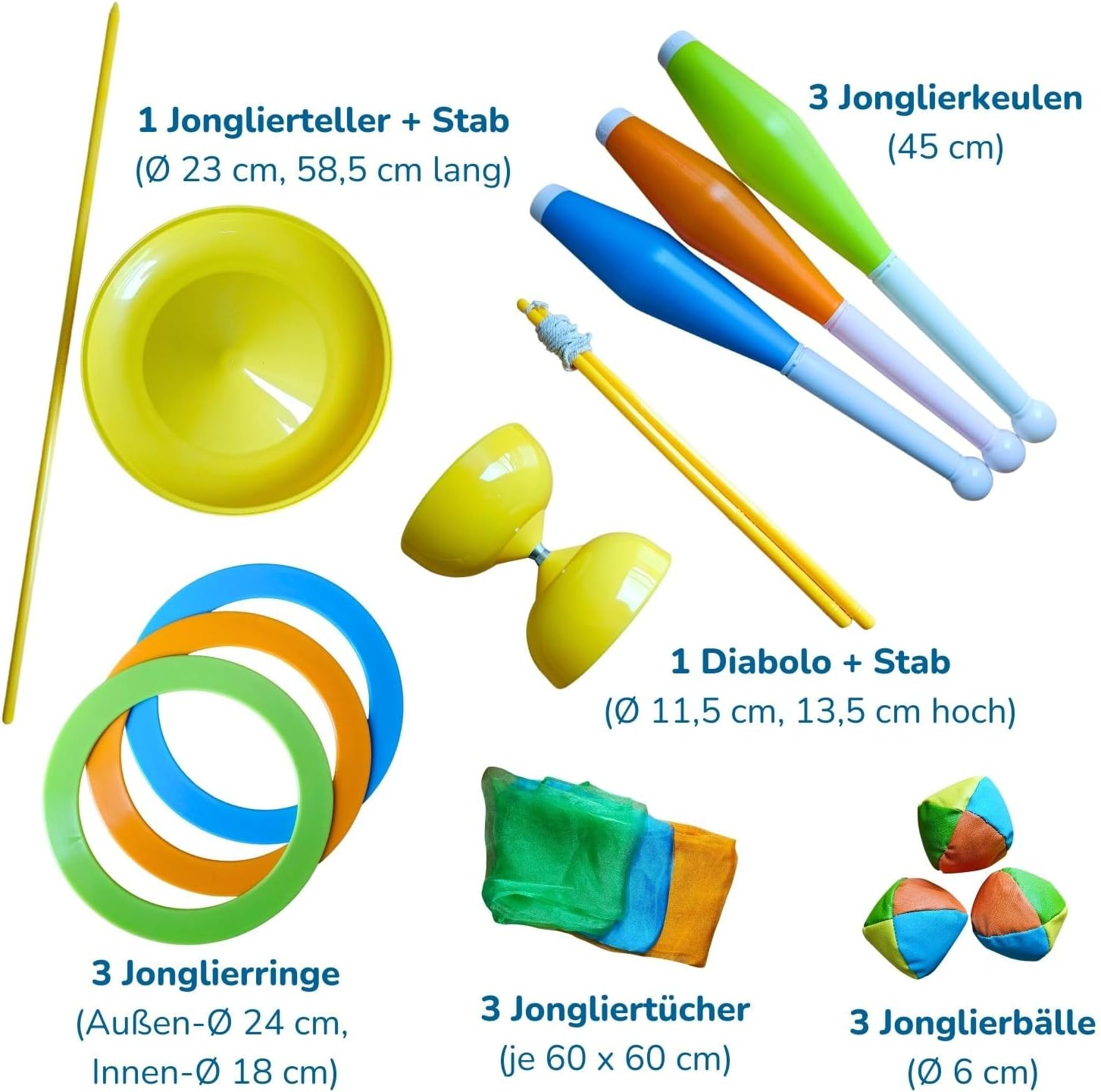 Alldoro 60130 Juggling Set, Multi-Colour image number 2