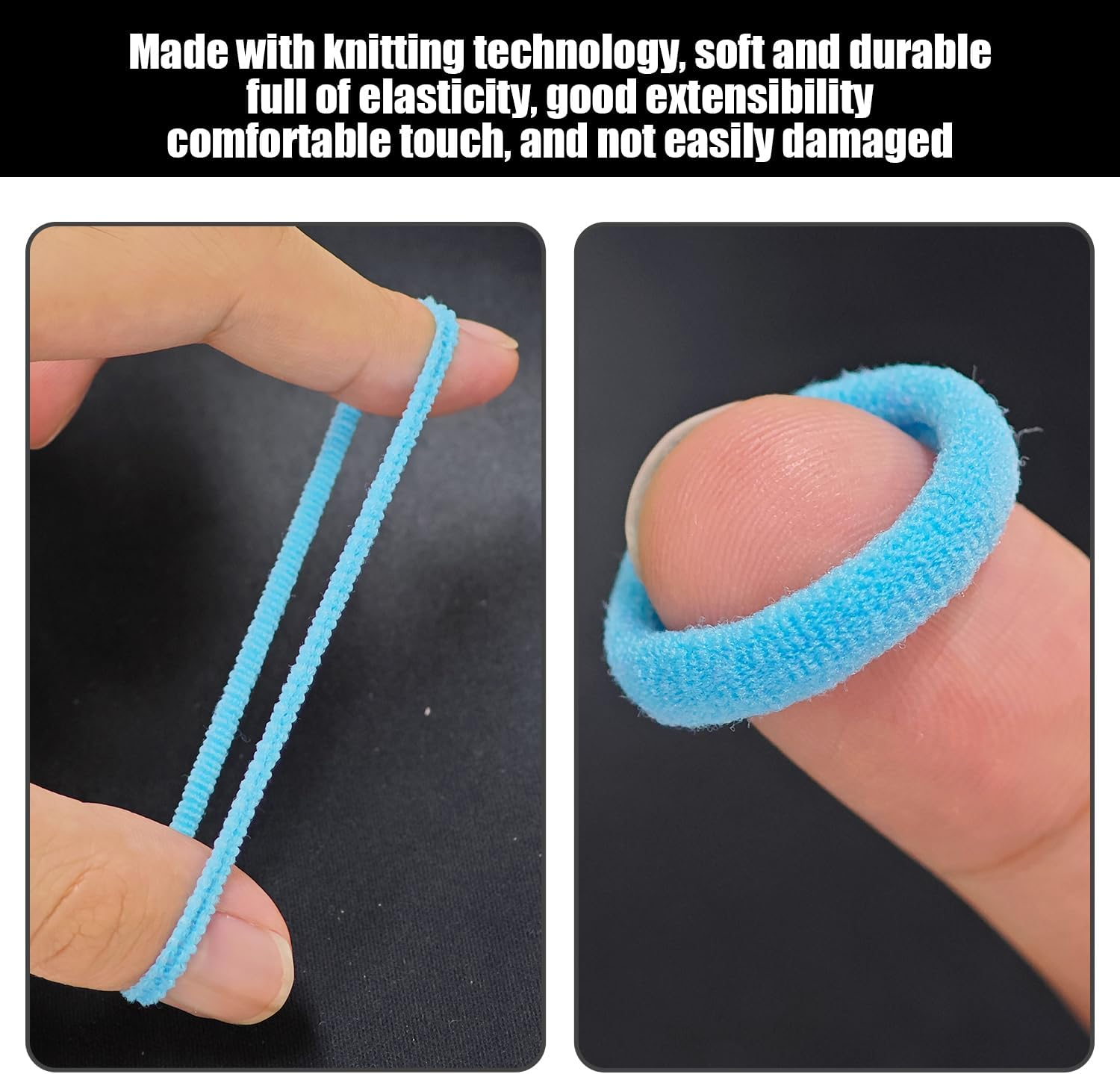 300 Pieces Elastic Mini Hair Rings, Hair Accessories from Girls, Colourful Hair Rings, Accessories for Hairstyles, Ponytail Hair Accessories.