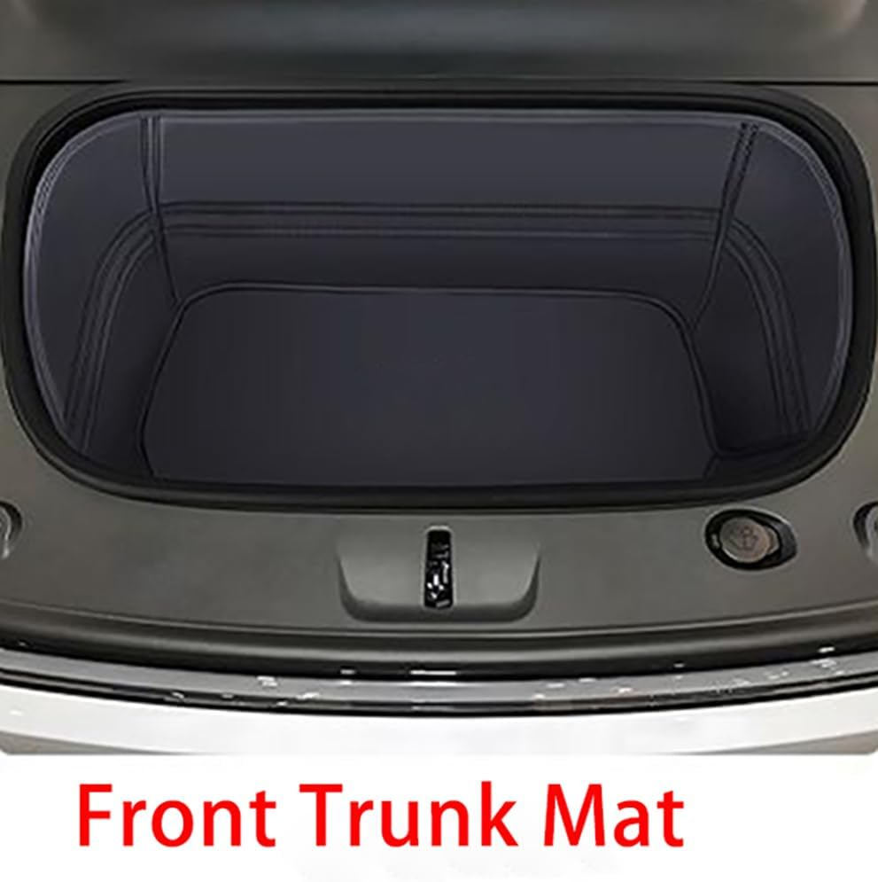 Full Cover Frunk Mat & Rear Lower Trunk Storage & Inner Storage Mat for Tesla Model Y 2026 (Juniper Update) &ndash; Full Coverage, Non-Slip, Easy Clean(Black) image number 5