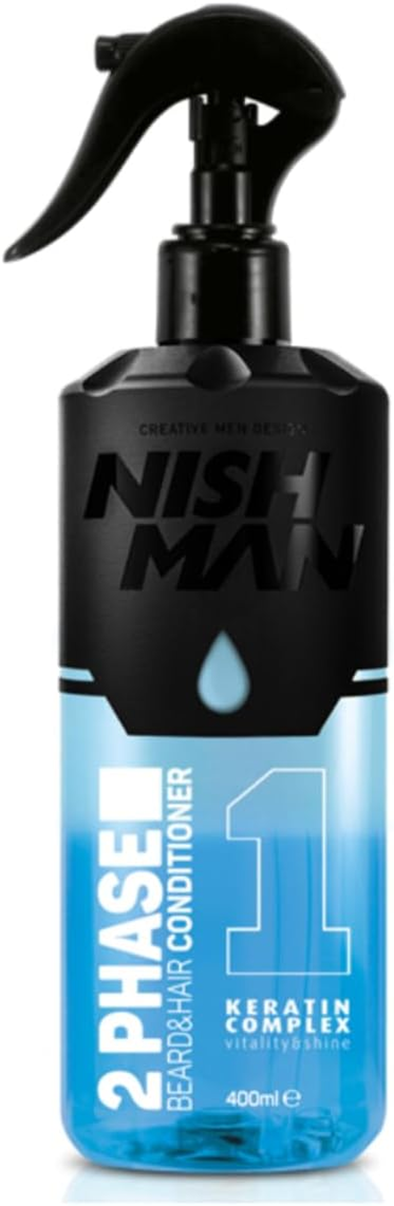 Nishman: 2 Phase Hair & Beard Conditioner - Keratin Complex (400Ml) image number 2