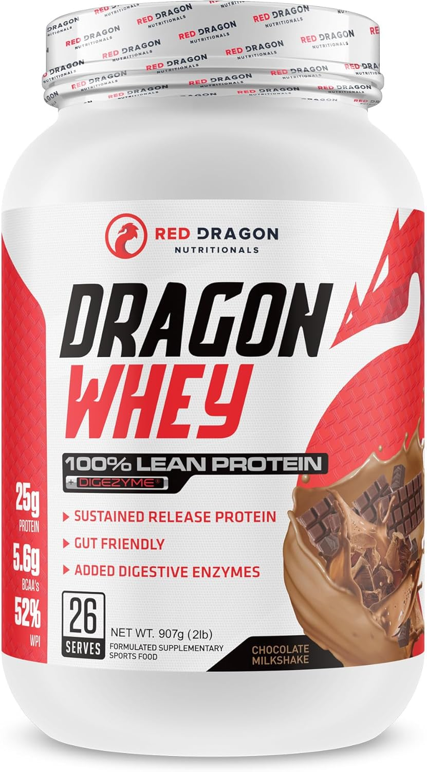 Red Dragon Nutritionals Dragon Whey Protein 907 G, Chocolate Milkshake image number 1