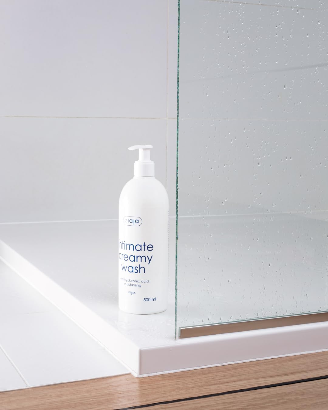 ZIAJA INTIMATE CREAMY WASH with HYALURONIC ACID - Dispenser 500ML image number 3